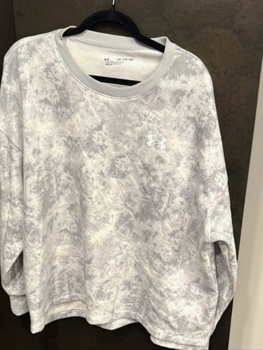 Under Armour Womens Gray Relaxed Sweatshirt
